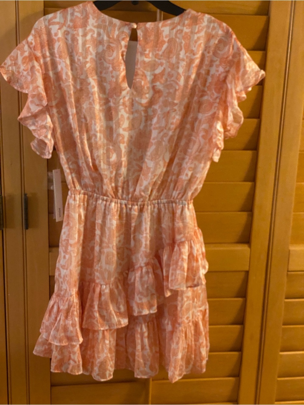 NWT AQUA SUMMER RUFFLE MINI DRESS SZ SMALL - Picture 2 of 8